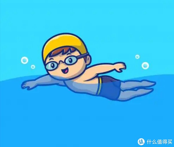 影响, 强游泳时的